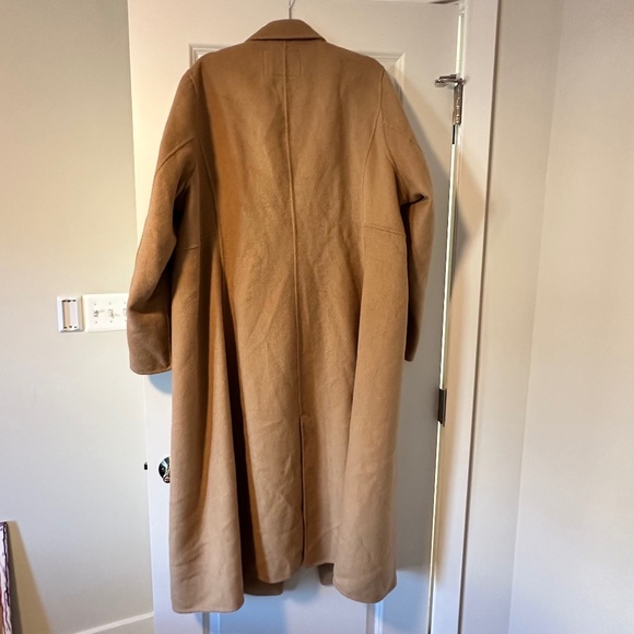 Torrid Size 4 Taupe Woolen Button Front Duster Coat - Picture 8 of 8